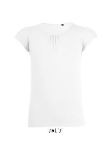 Melody | Tee Shirt publicitaire pour enfant Blanc