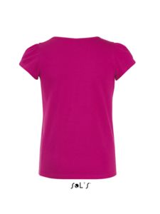 Melody | Tee Shirt publicitaire pour enfant Fuchsia 2