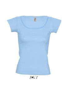 Melrose | Tee Shirt publicitaire pour femme Ciel