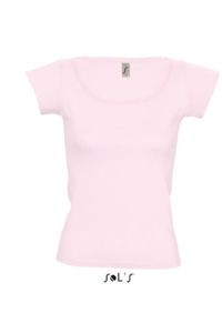Melrose | Tee Shirt publicitaire pour femme Rose Pâle