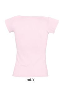 Melrose | Tee Shirt publicitaire pour femme Rose Pâle 2