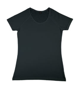Missoju | Tee Shirt publicitaire pour femme Noir 1