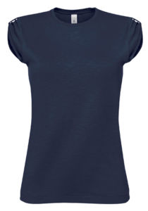 Modisches | Tee Shirt publicitaire pour femme Marine Chic 2