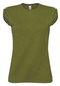 Modisches | Tee Shirt publicitaire pour femme Vert Chic 4
