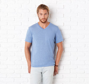 Mooko | Tee Shirt publicitaire pour homme Bleu Mélangé 1