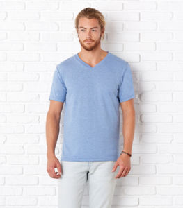 Mooko | Tee Shirt publicitaire pour homme Bleu Mélangé 2