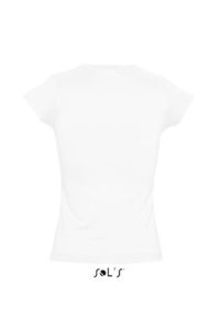 Moon | Tee Shirt publicitaire pour femme Blanc 2