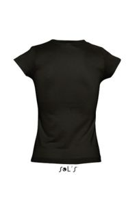 Moon | Tee Shirt publicitaire pour femme Noir 2