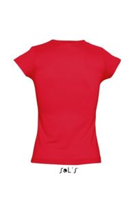 Moon | Tee Shirt publicitaire pour femme Rouge 2