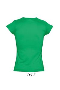 Moon | Tee Shirt publicitaire pour femme Vert Prairie 2