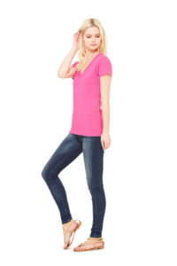 Moovu | Tee Shirt publicitaire pour femme Rose 2