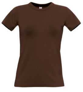 Neja | Tee Shirt publicitaire pour femme Marron 1