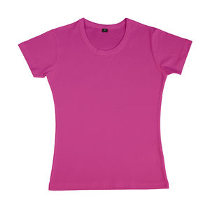Nulossi | Tee Shirt publicitaire pour femme Rose foncé 1