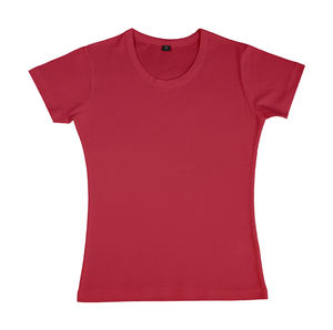 Nulossi | Tee Shirt publicitaire pour femme Rouge 1