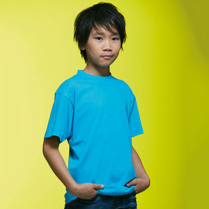 Poha | Tee Shirt publicitaire pour enfant Turquoise 2