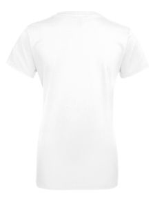 Qeko | Tee Shirt publicitaire pour femme Blanc 2