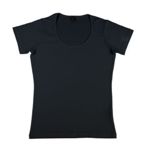 Simuqe | Tee Shirt publicitaire pour femme Noir 1