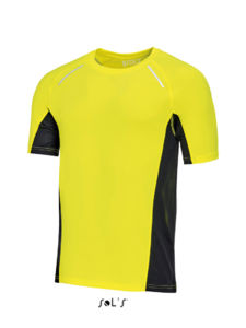 Sydney Men | Tee Shirt publicitaire pour homme Jaune néon 3