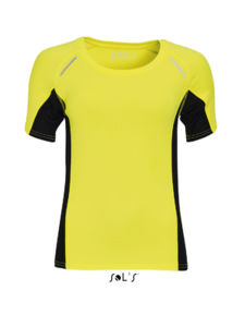 Sydney Women | Tee Shirt publicitaire pour femme Jaune néon