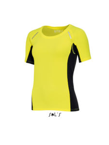 Sydney Women | Tee Shirt publicitaire pour femme Jaune néon 3