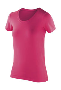 Tinessu | Tee Shirt publicitaire pour femme Rose 1