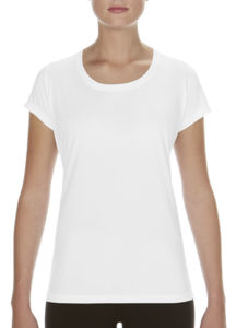 Vabu | Tee Shirt publicitaire pour femme Blanc 1