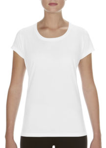 Vabu | Tee Shirt publicitaire pour femme Blanc 1