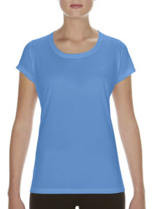 Vabu | Tee Shirt publicitaire pour femme Bleu clair 1