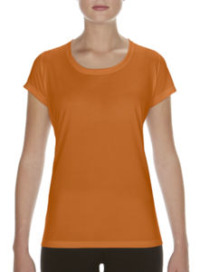 Vabu | Tee Shirt publicitaire pour femme Orange 1