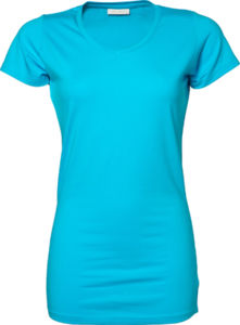 Wassy | Tee Shirt publicitaire pour femme Turquoise 1