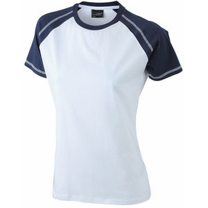 Zoosy | Tee Shirt publicitaire pour femme Blanc Marine