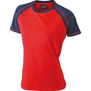 Zoosy | Tee Shirt publicitaire pour femme Rouge Marine