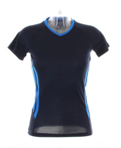 Doovo | Tee Shirt personnalisé pour femme Marine Bleu Elastique 1