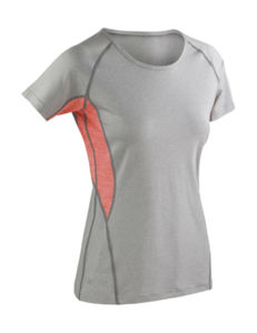 Fipiffi | Tee Shirt personnalisé pour femme Gris Orange 1