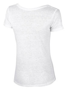 Glows Linen | Tee Shirt personnalisé pour femme Blanc 12