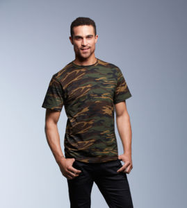 Kusu | Tee Shirt personnalisé pour homme Vert Camouflage 2