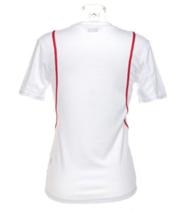 Lipoo | Tee Shirt personnalisé pour femme Blanc Rouge 2