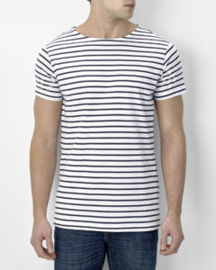 Miles Men | Tee Shirt personnalisé pour femme Blanc Marine 3