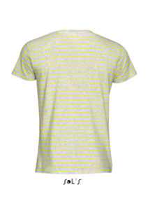 Miles Men | Tee Shirt personnalisé pour femme Cendre Jaune 1