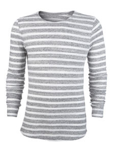 Navigates | Tee Shirt personnalisé pour homme Blanc Gris chiné 10