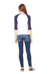 Noossy | Tee Shirt personnalisé pour femme Blanc Marine 3