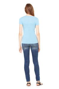 Nuloo | Tee Shirt personnalisé pour femme Bleu océan 3