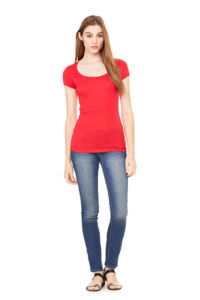 Nuloo | Tee Shirt personnalisé pour femme Rouge 1