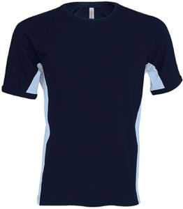 Tiger | Tee Shirt personnalisé pour homme Marine Bleu ciel