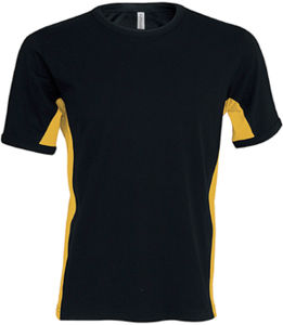 Tiger | Tee Shirt personnalisé pour homme Noir Jaune