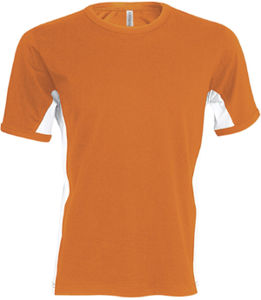 Tiger | Tee Shirt personnalisé pour homme Orange Blanc