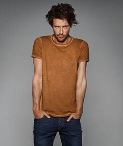 Ultimate Look | Tee Shirt personnalisé pour homme Rouille chiné 1