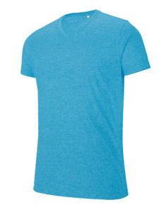 Yoovu | Tee Shirt personnalisé pour homme Bleu tropical chiné