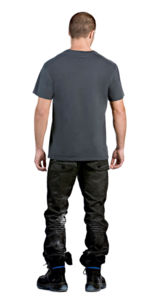 Textile publicitaire : Workwear T-Shirt Gris foncé 2