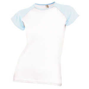 vente t shirt personnalisé Blanc Bleu ciel